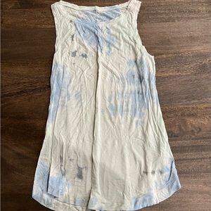 American Eagle blue tye dye tank